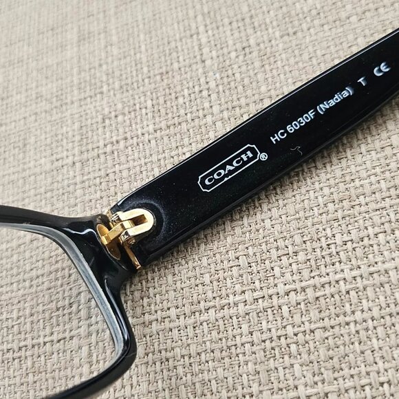 Coach NADIA Eyeglasses Frame Black HC6030F 52[]16 135 Glasses Frame - Picture 10 of 12